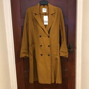 Linen Trench Coat